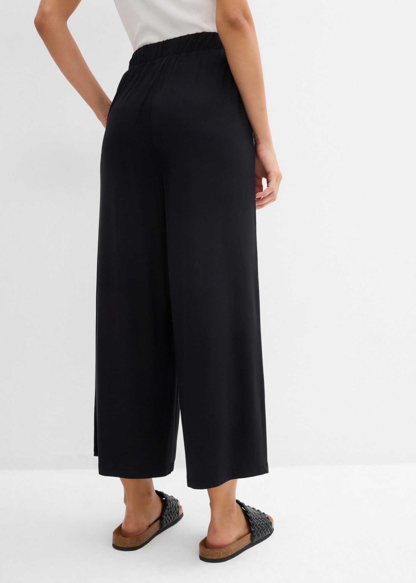 bonprix Culotte lockere Passform, aus Viskose und Elasthan, 7/8-Länge