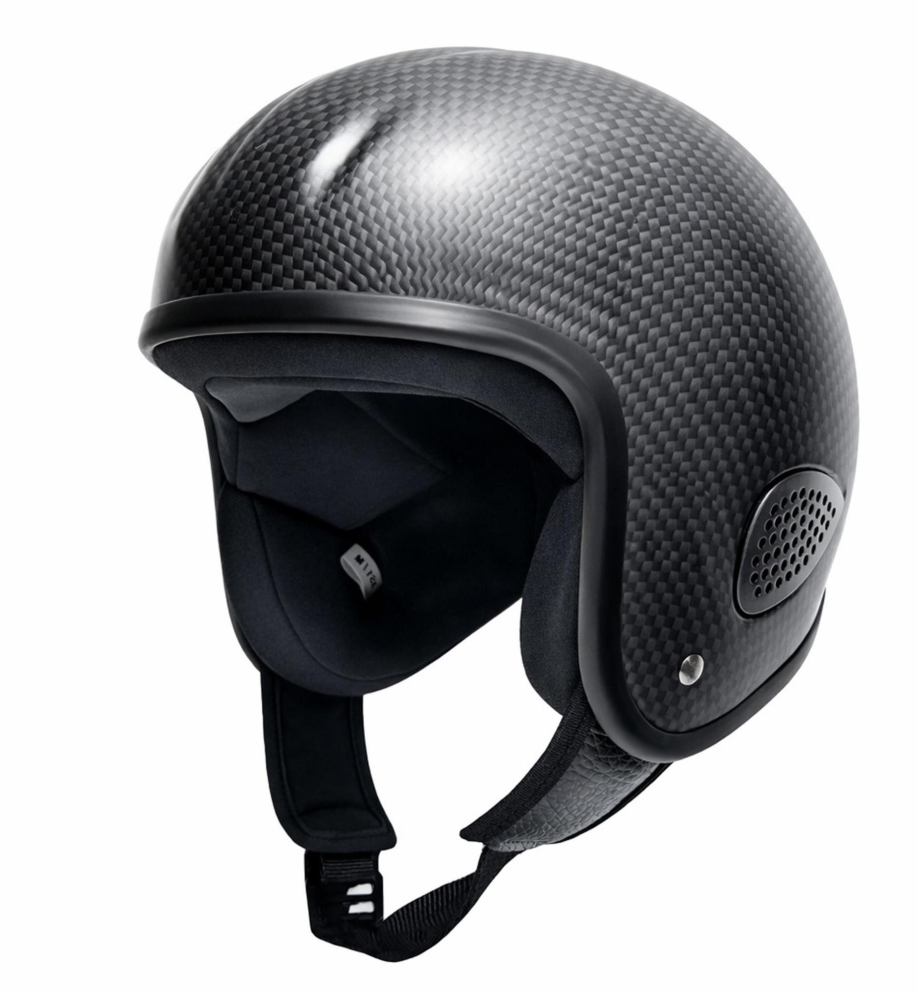 Bores Motorradhelm Gensler Kult Evo Jethelm, geeignet für Brillenträger