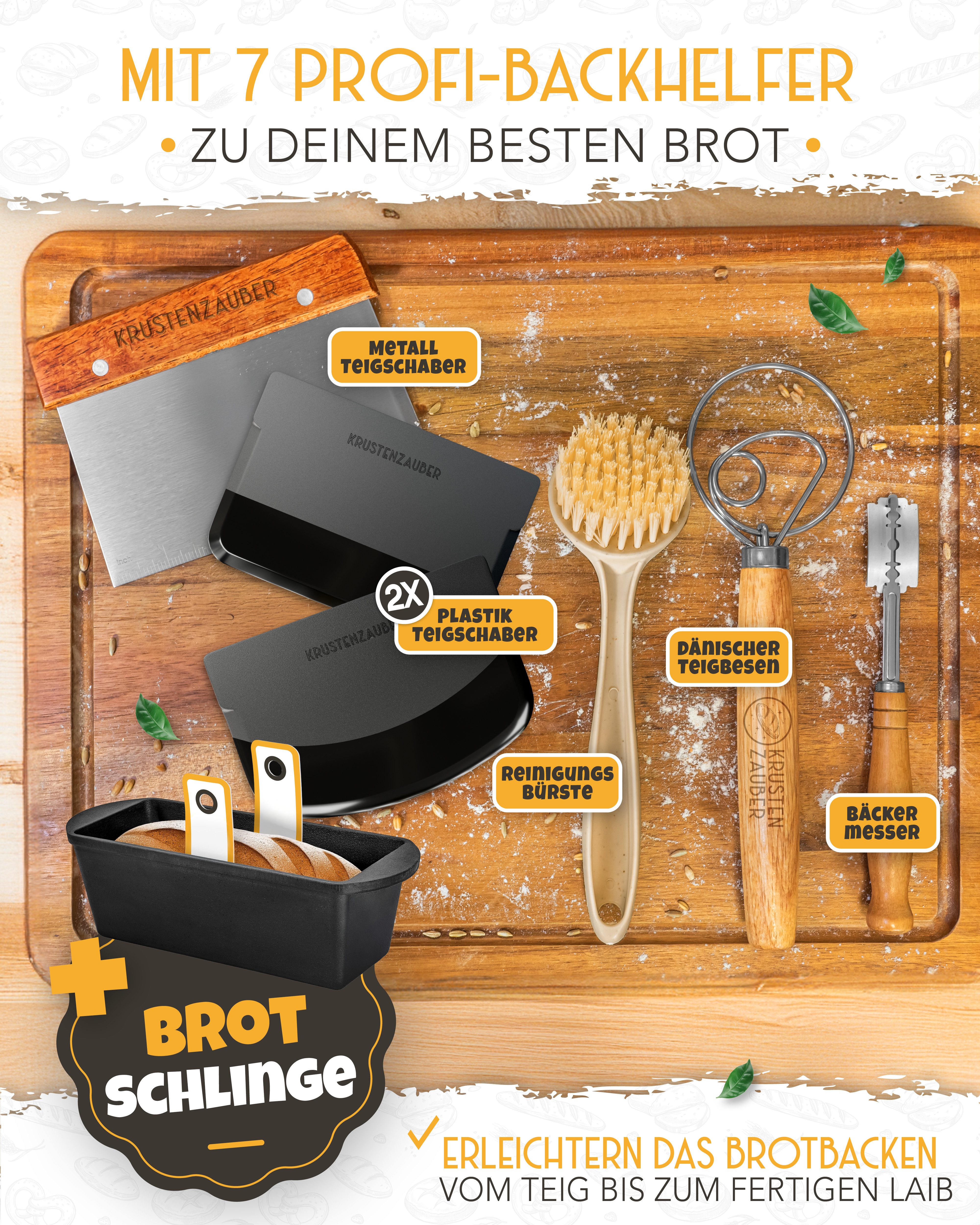 Krustenzauber Brotbackform KRUSTENZAUBER Gusseisen Topf zum Brotbacken & andere Brotbackformen – Bild 2 von 5