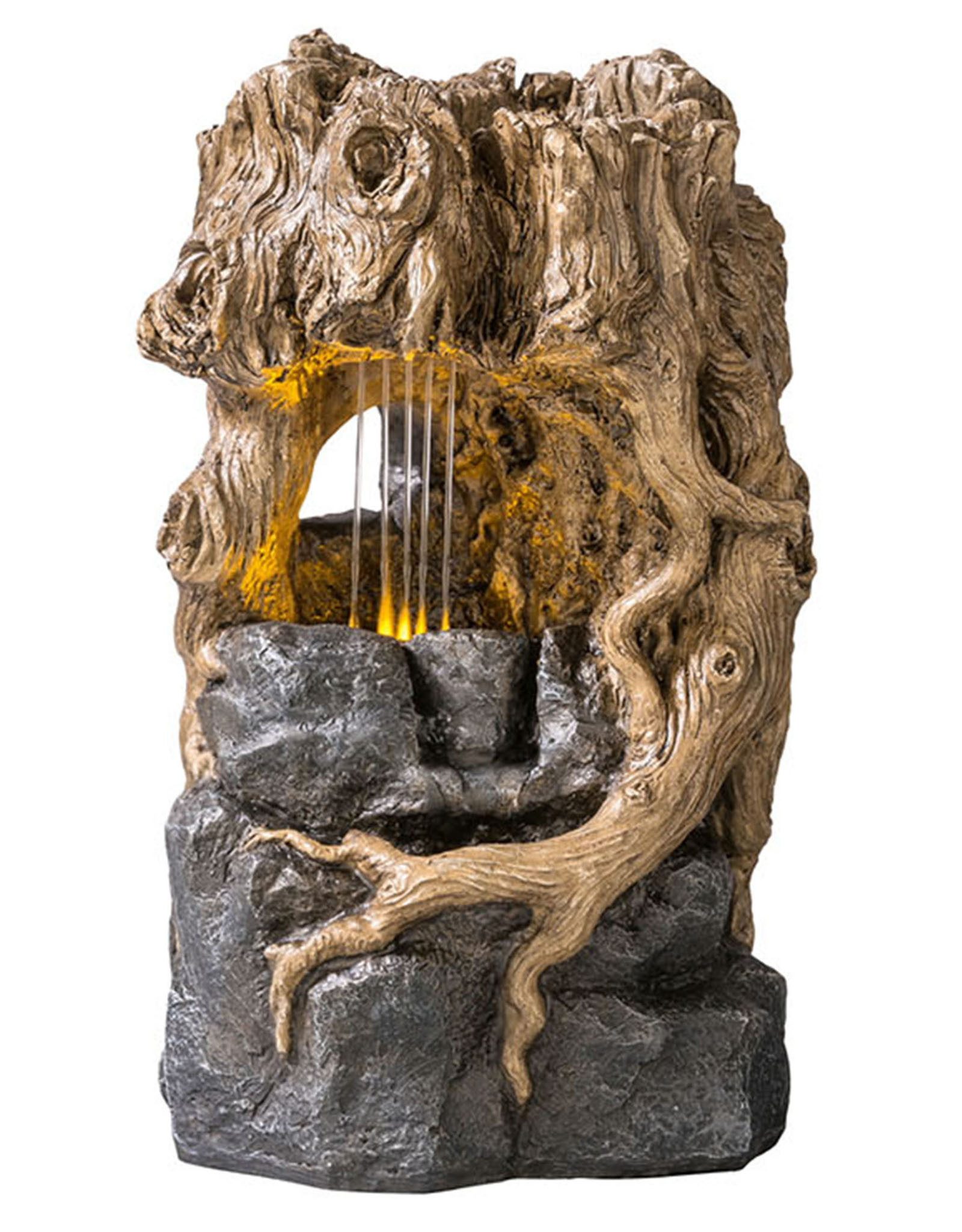 Livarno home Zimmerbrunnen Livarno home Zimmerbrunnen mit Beleuchtung Stein günstig online kaufen