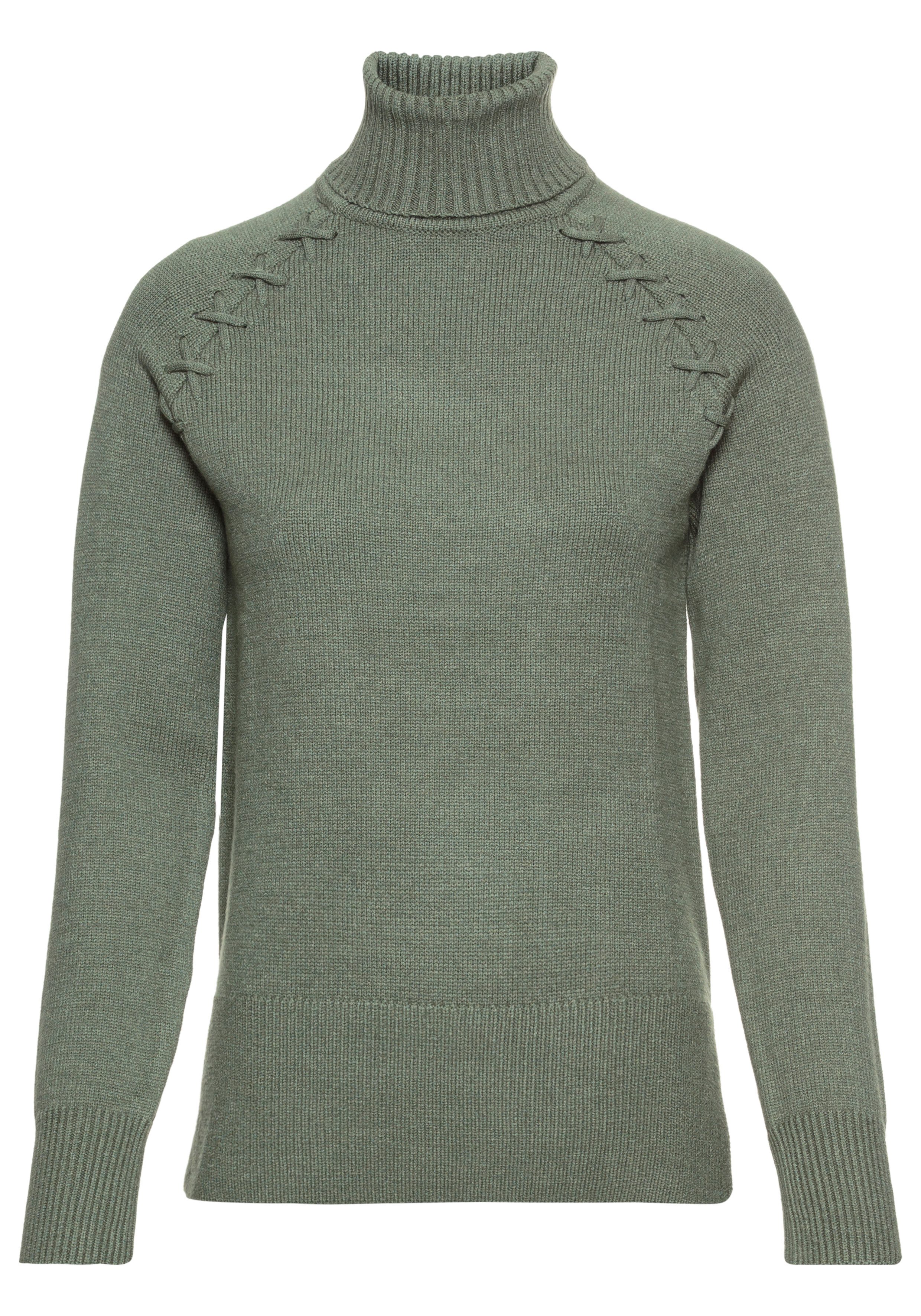 Laura Scott Rollkragenpullover mit Flechtdetail aus softem Viskosestrick. € 52,99, (€ 52,99 pro 1 Stk).