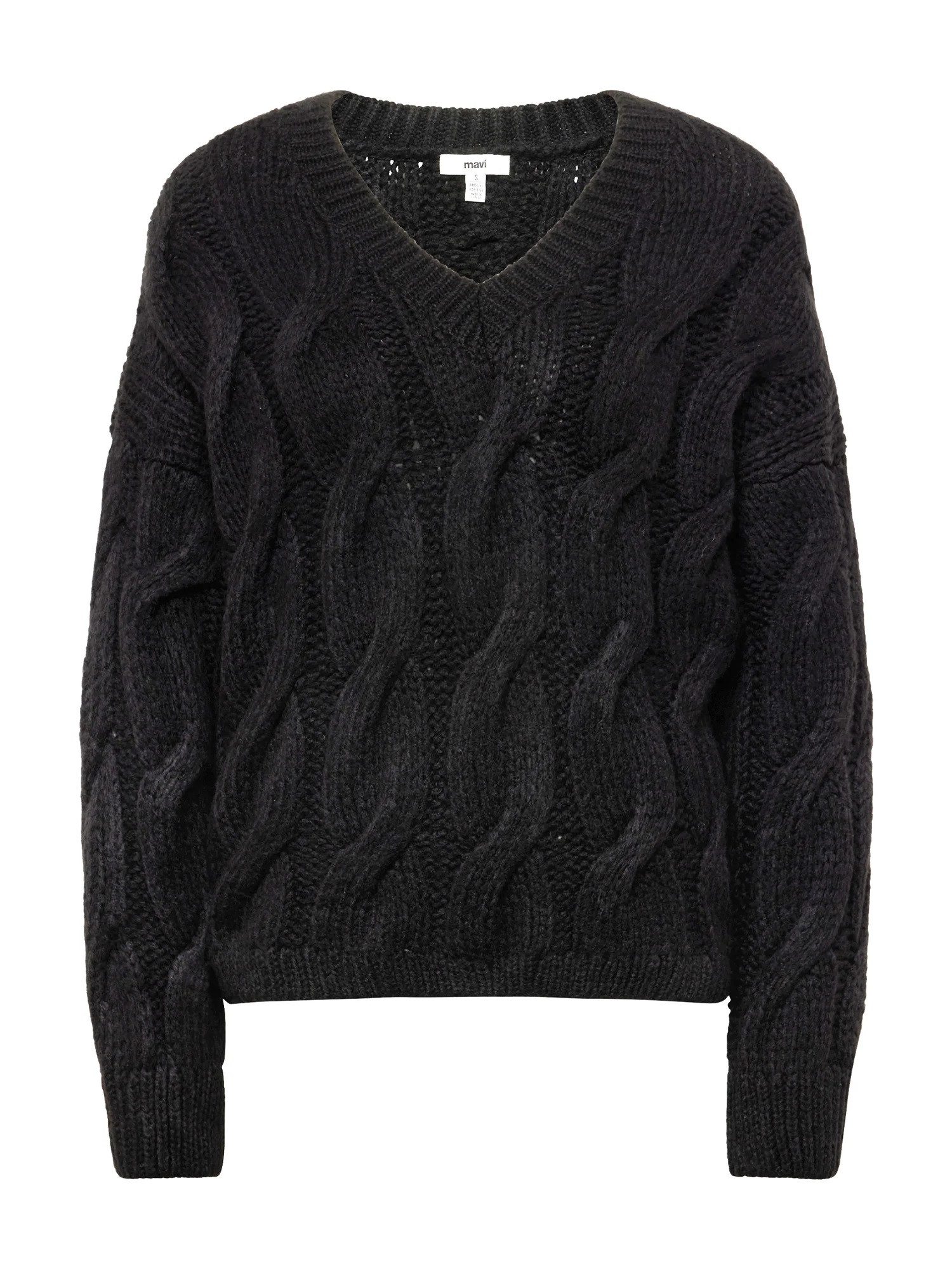 Mavi Strickpullover Strick Struktur Langarm Basic V NECK V NECK SWEATER