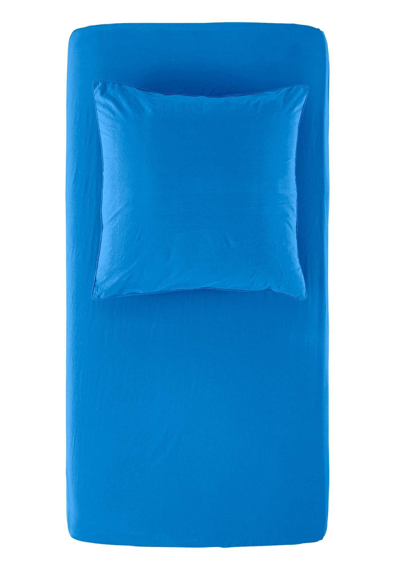 Hessnatur Spannbettlaken aus reiner Bio-Baumwolle, Web, Gummizug: Perkal Spannbettlaken, (1 Stück)