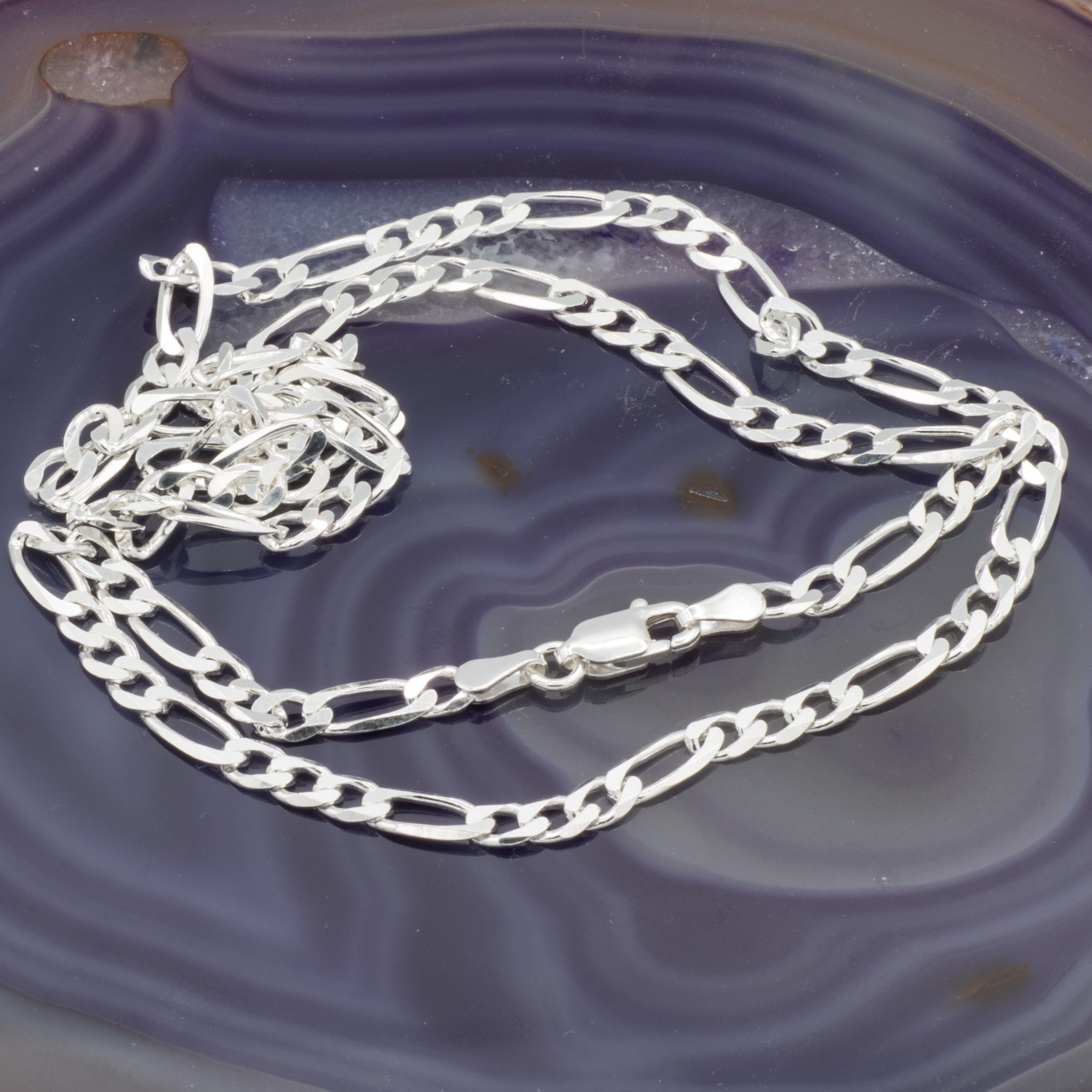 Bella Carina Silberkette Figaro Kette in günstig online kaufen