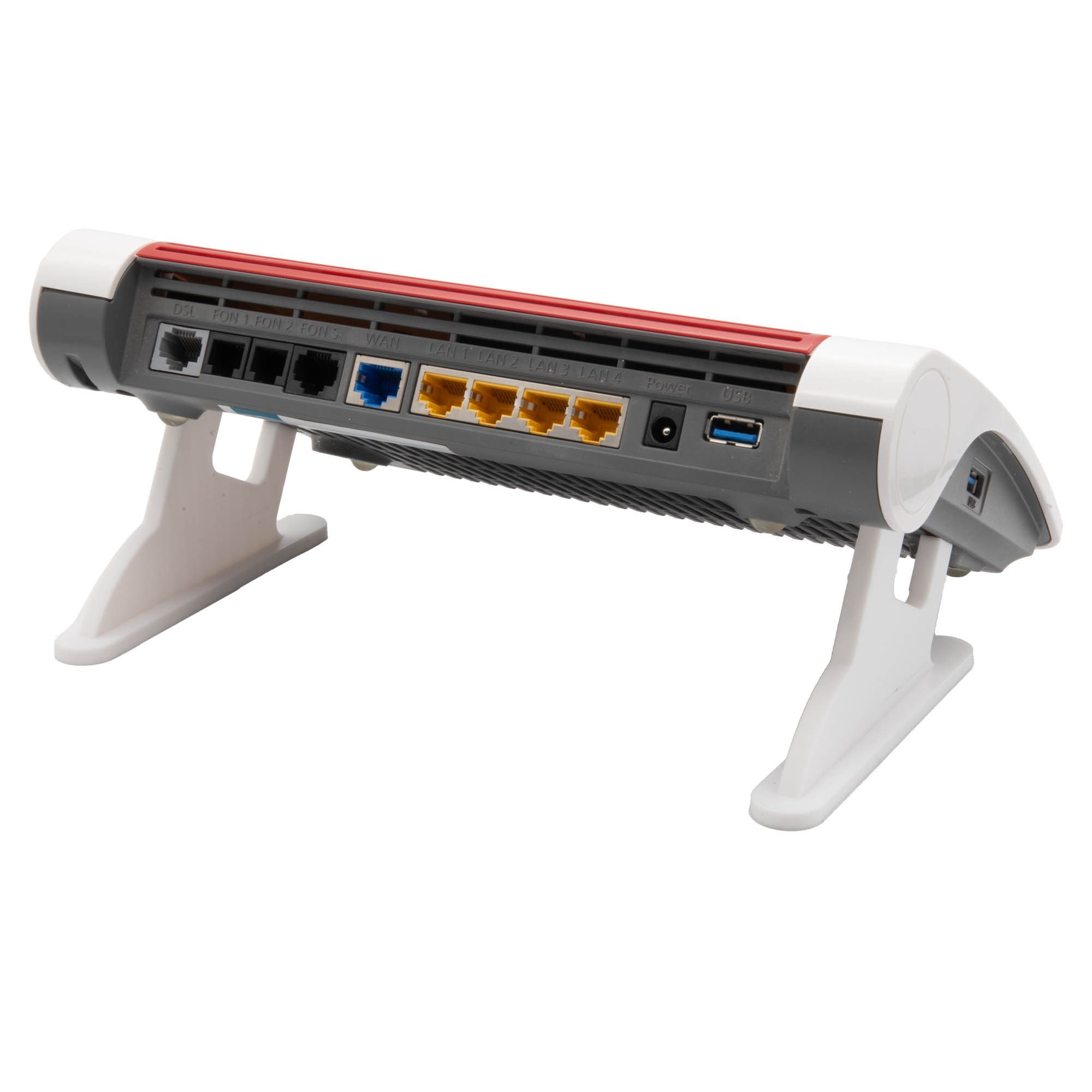 TSB Werk Modem 2x Fritzbox Tischhalter Tischfuß FRITZ!Box, 7590, 7530, 7510, AVM, Tischständer, Set