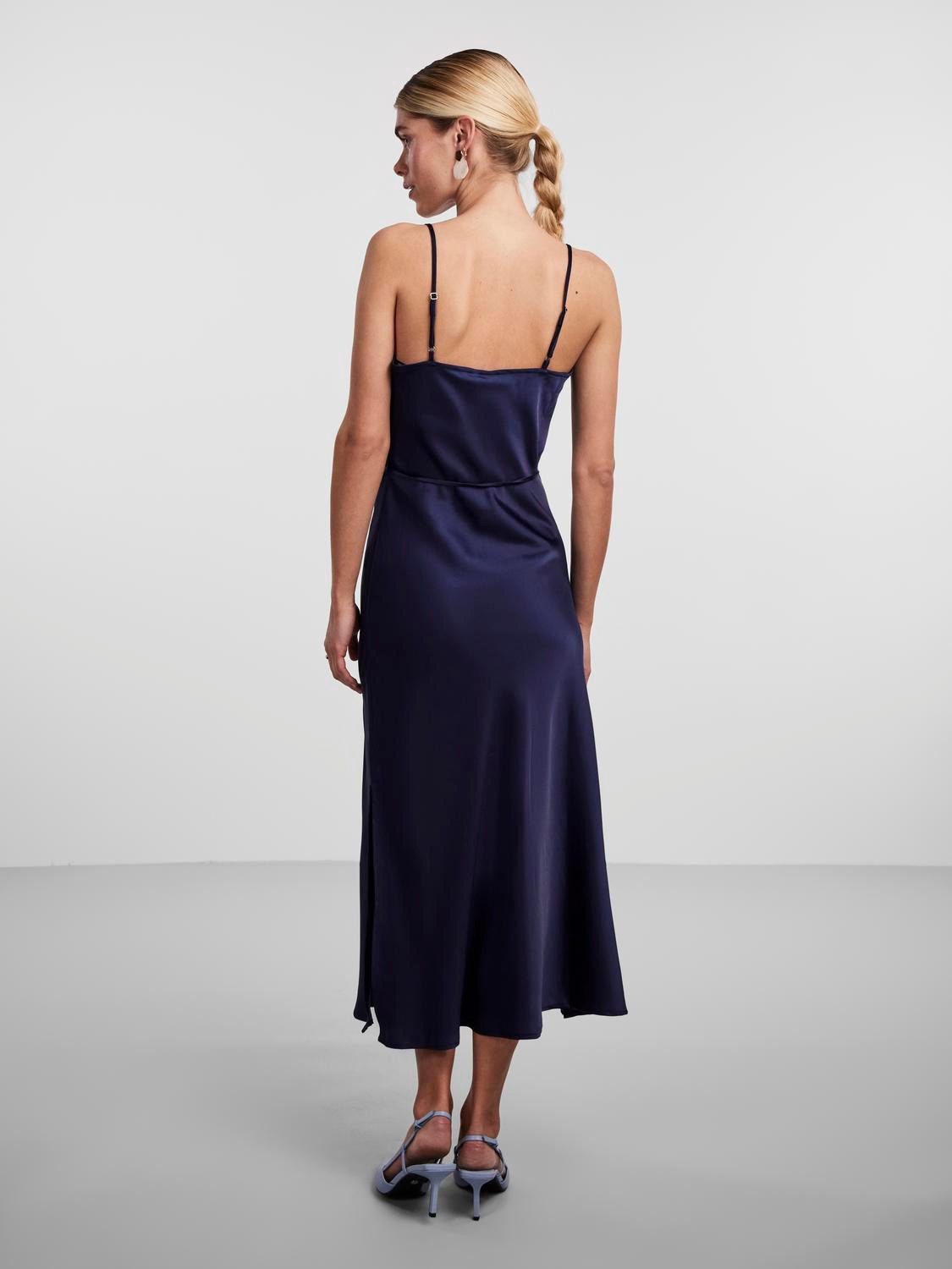 Y.A.S Spaghettikleid YASTHEA STRAP LONG DRESS günstig online kaufen