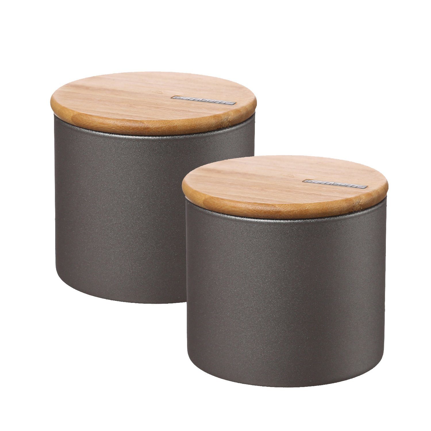 Vorratsglas Vorratsdose S 0,7l Bambusdeckel Vorratsglas Aufbewahrungsglas 2er Set