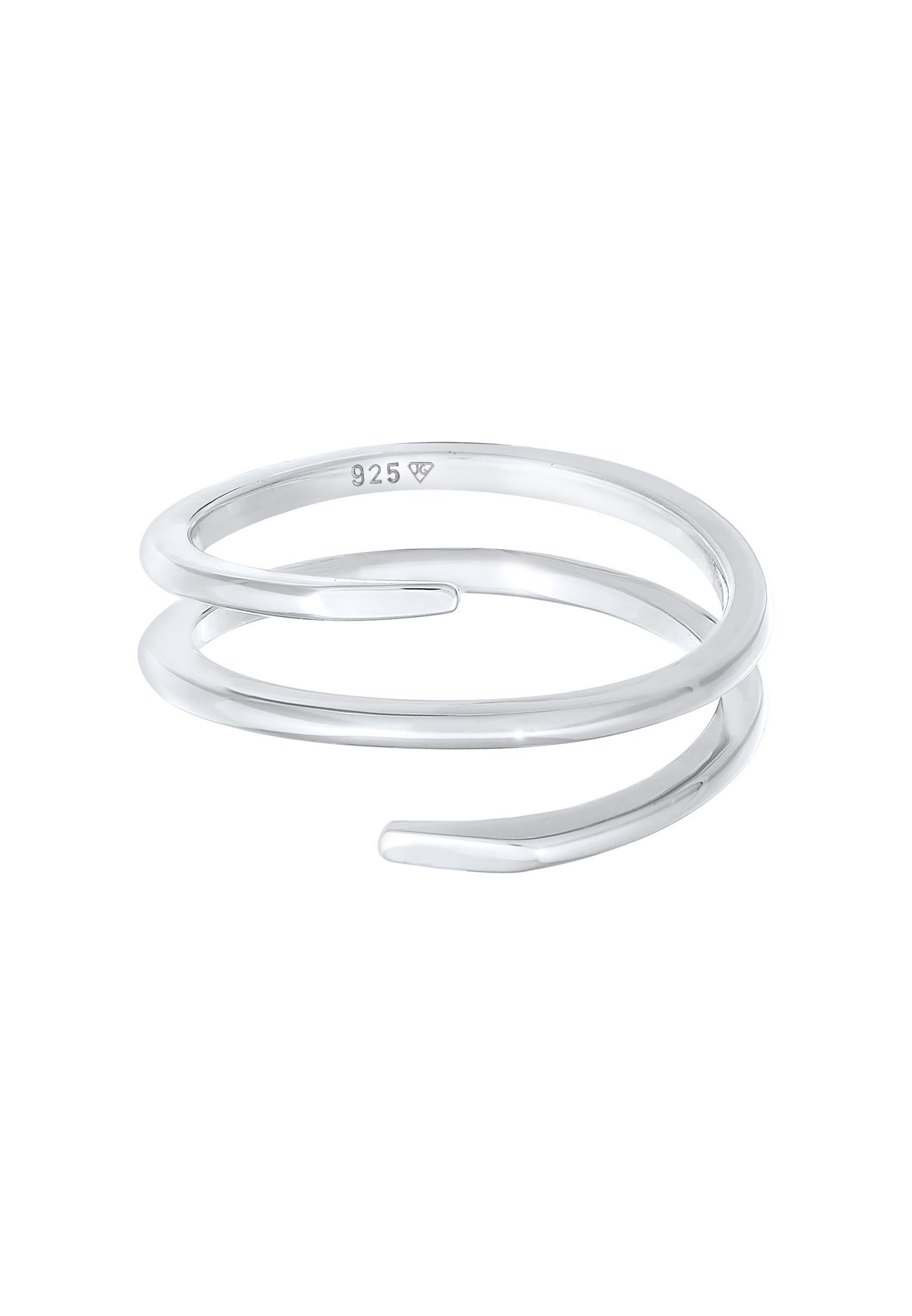 Wickelring Fingerring Fein Elli Silber Twist 925