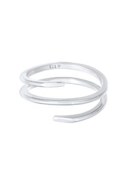 Elli Fingerring Wickelring Twist Fein 925 Silber