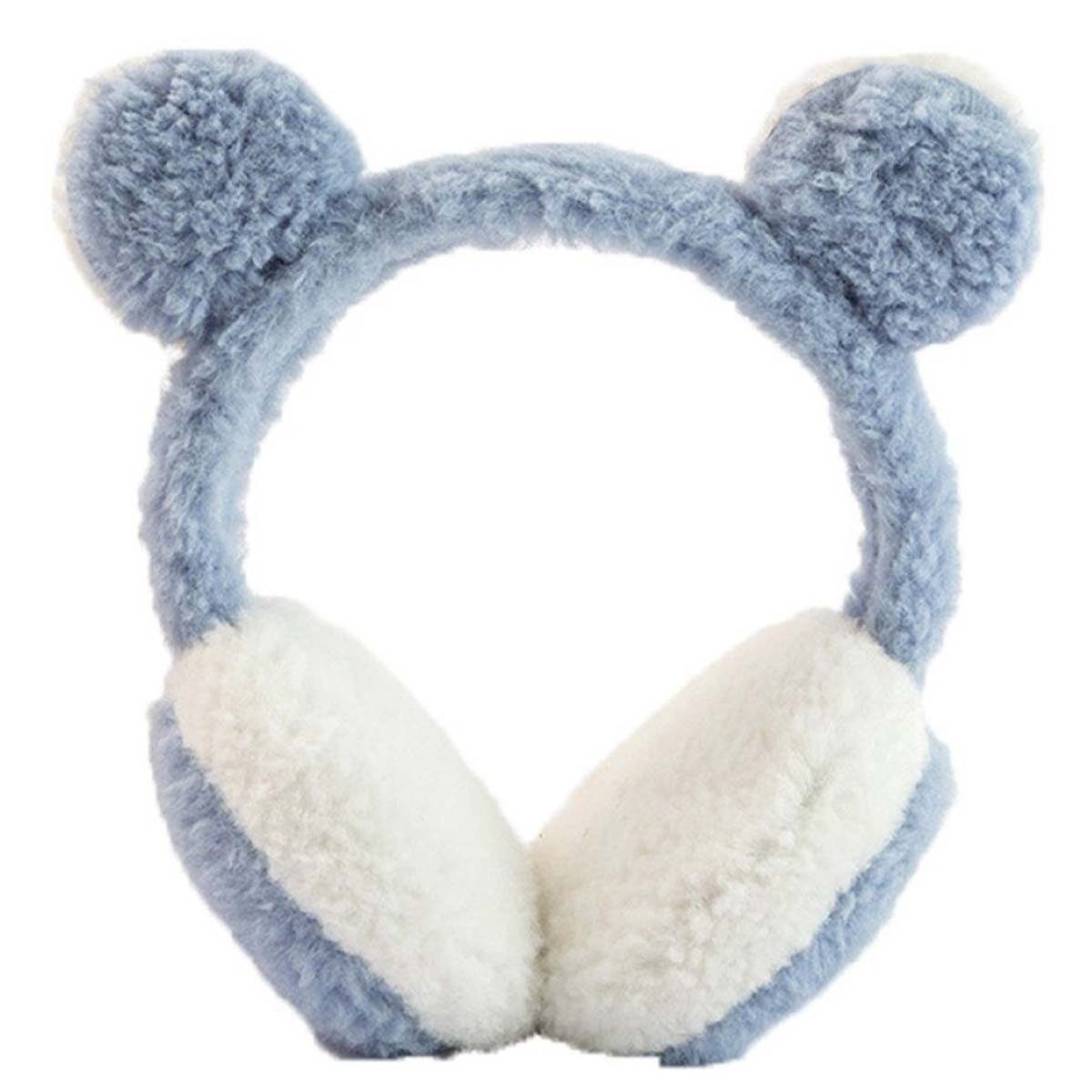 (1-St) 1 (modische Kinder Ohrenschützer, Blau Ohrenmütze Winter-Ohrenschützer für warme LENBEST Set)