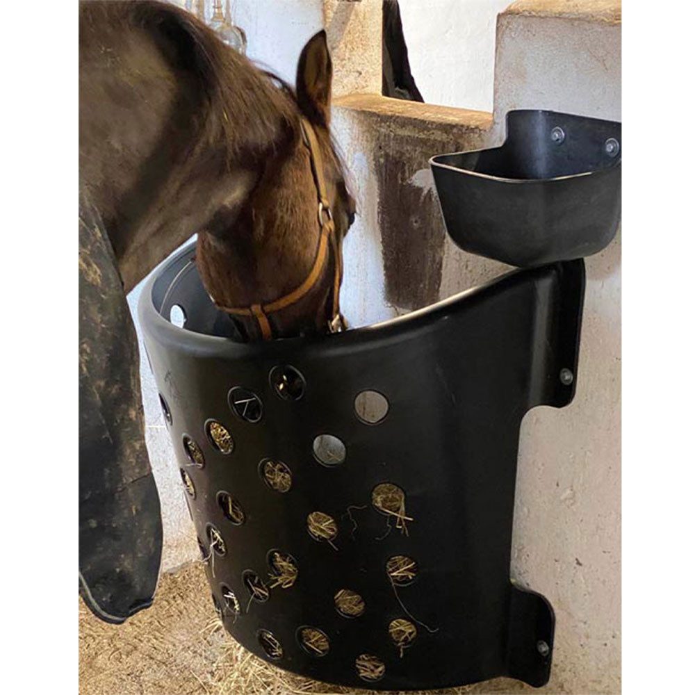 Brama-West Futterspender Wandraufe Heuspender für 14kg Heu