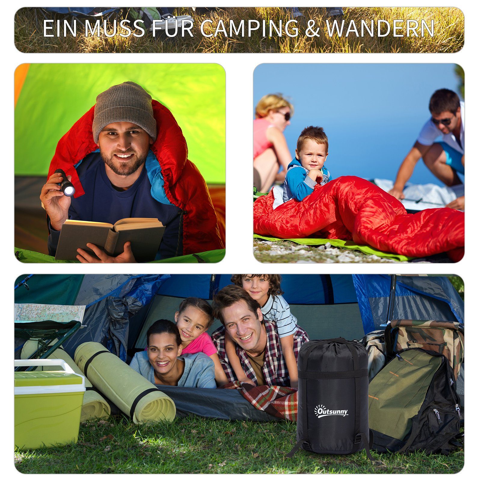 Schlafsack Schlafsack mit Tragetasche