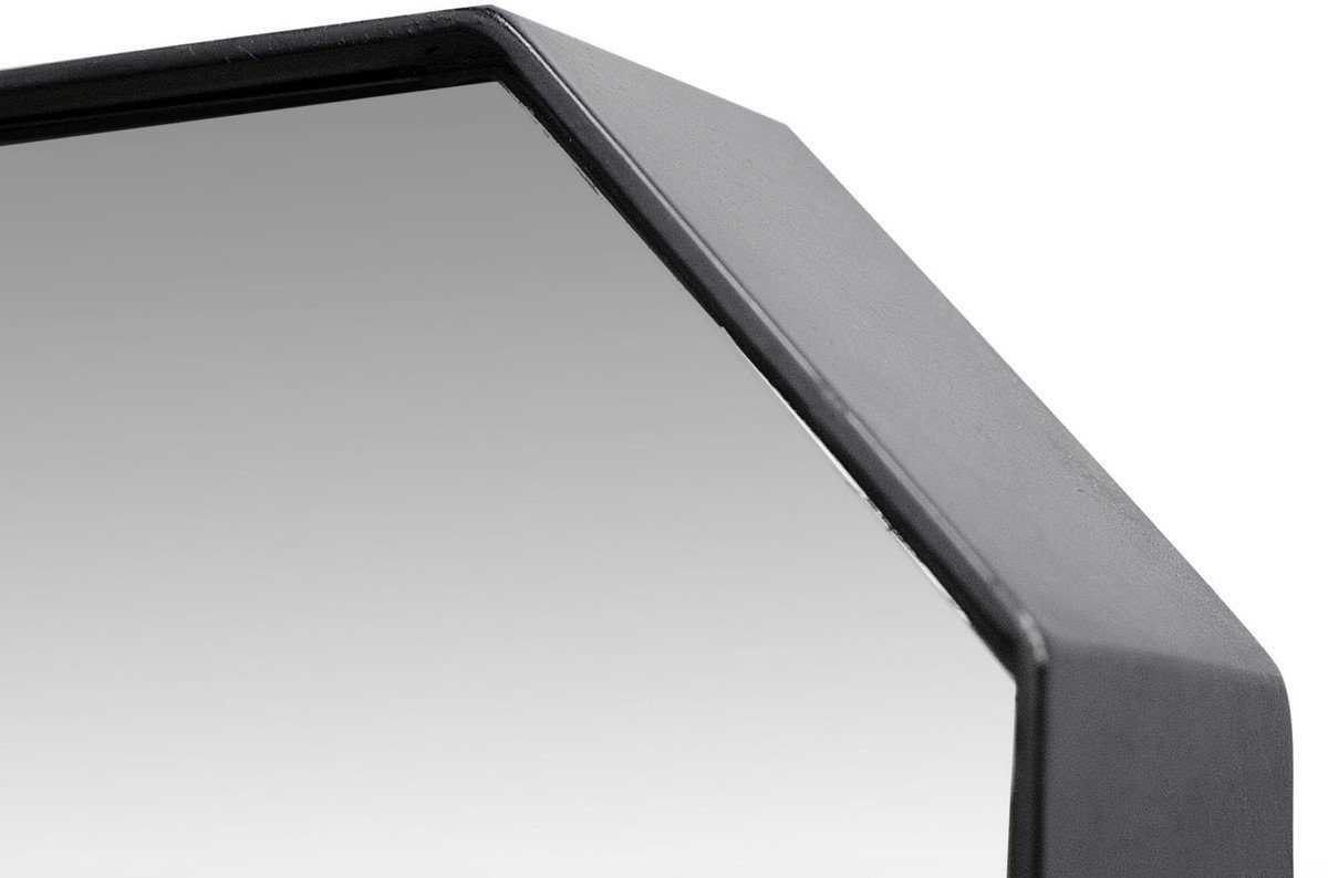 Stahlrahmen mit Luxus Luxus Casa Spiegel H. 220 x Kollektion cm - 80 pulverbeschichteten schwarz Spiegel Padrino