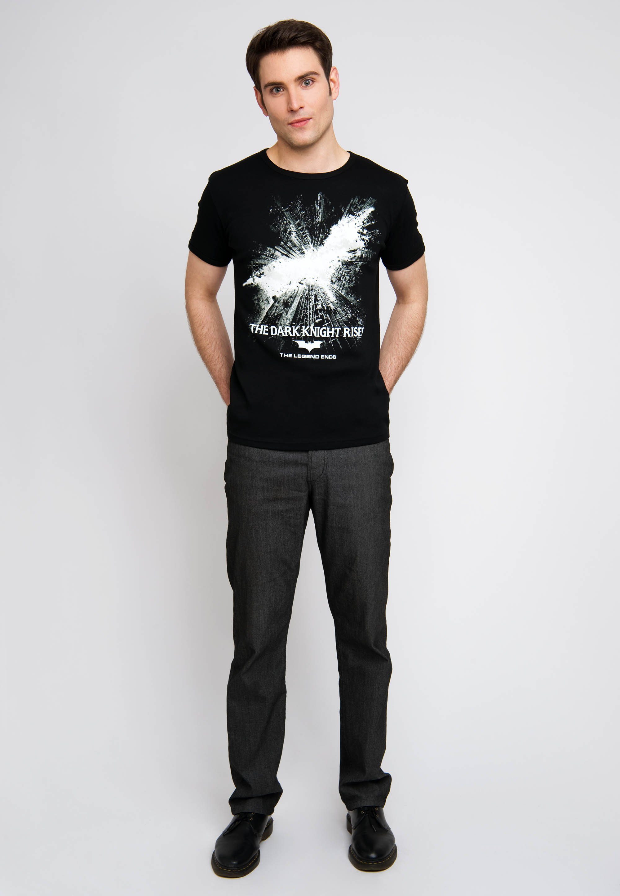LOGOSHIRT T-Shirt Batman The Dark Knight Rises mit tollem Batman-Logo günstig online kaufen