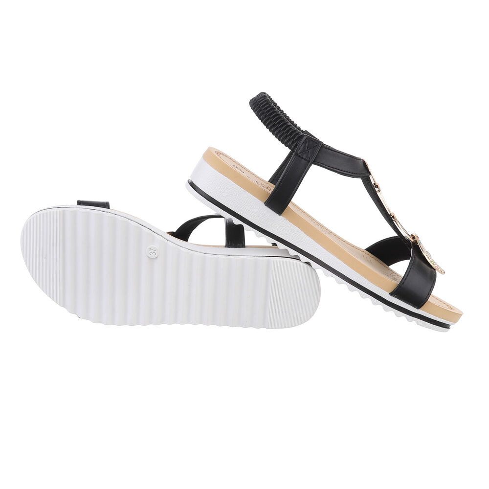 Ital-Design Damen Freizeit Riemchensandalette (86016996) Keilabsatz/Wedge K günstig online kaufen