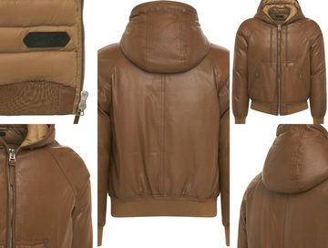 Tom Ford Winterjacke TOM FORD Leather Hooded Jacket Kapuze Blouson Bomber