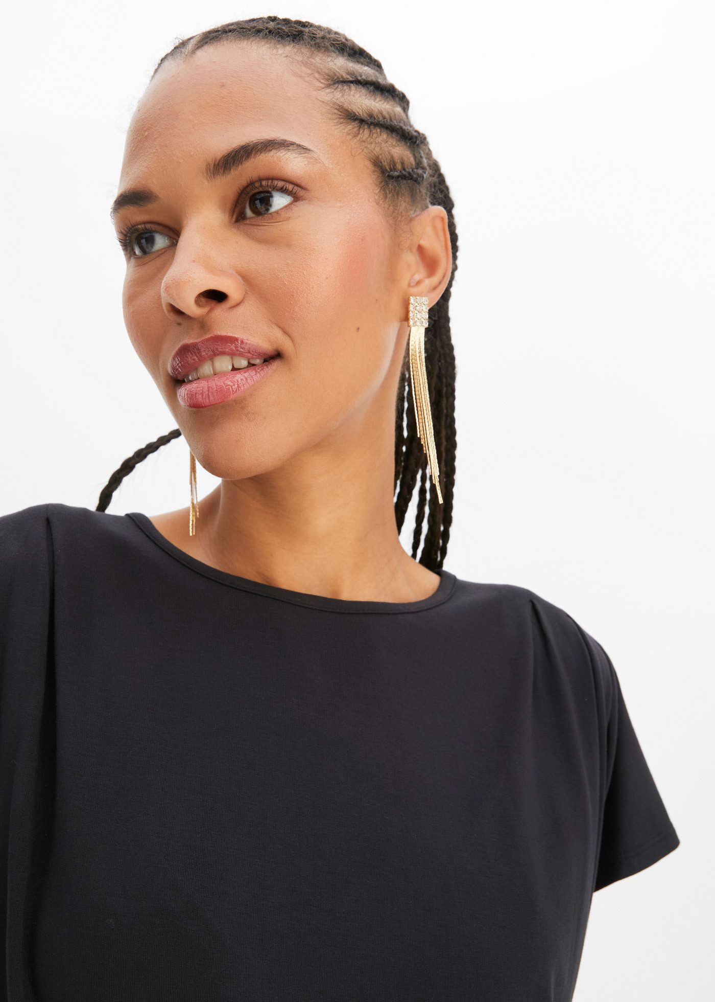 bonprix T-Shirt Oversize-Passform, Kurzarm, für Frühling und Sommer günstig online kaufen