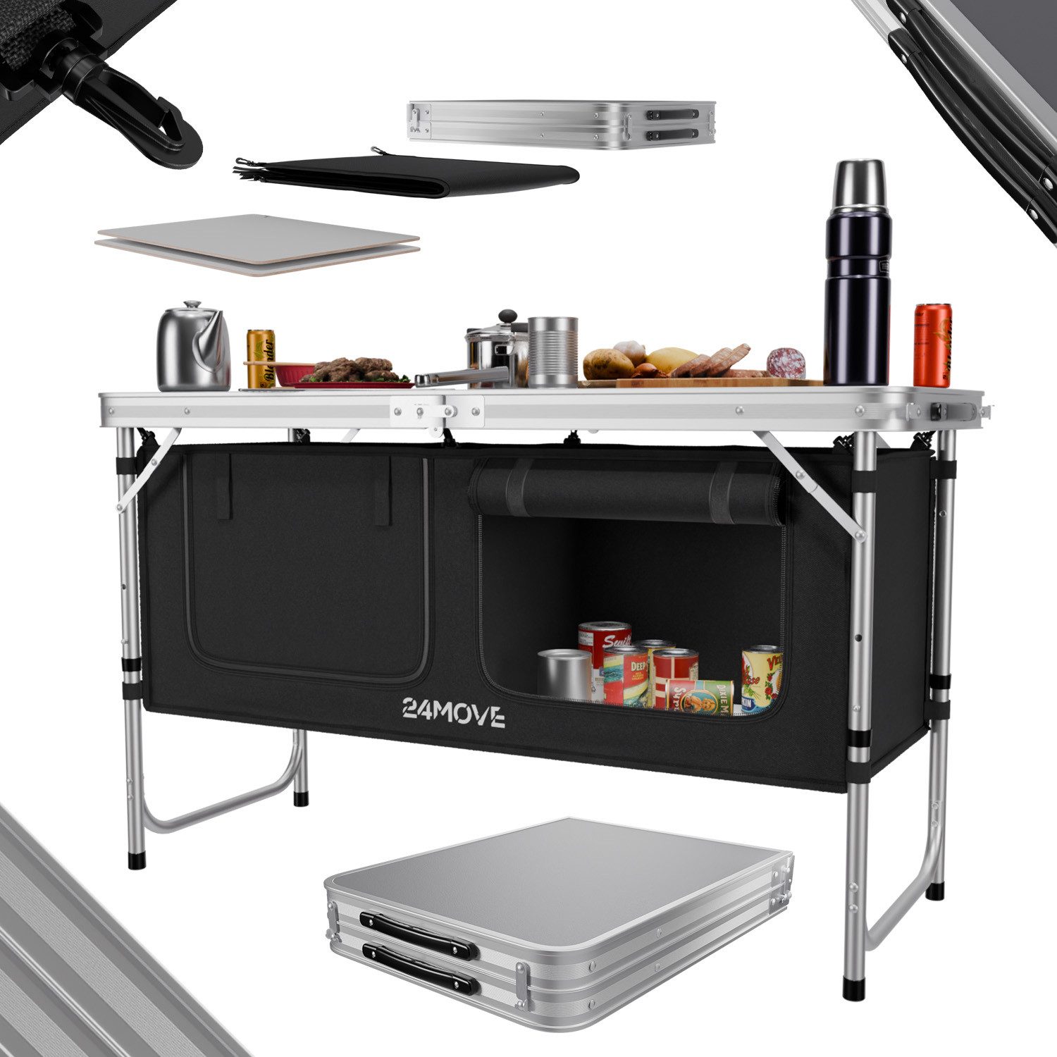 24Move Campingschrank Campingküche PRAIA Outdoorküche Alu günstig online kaufen