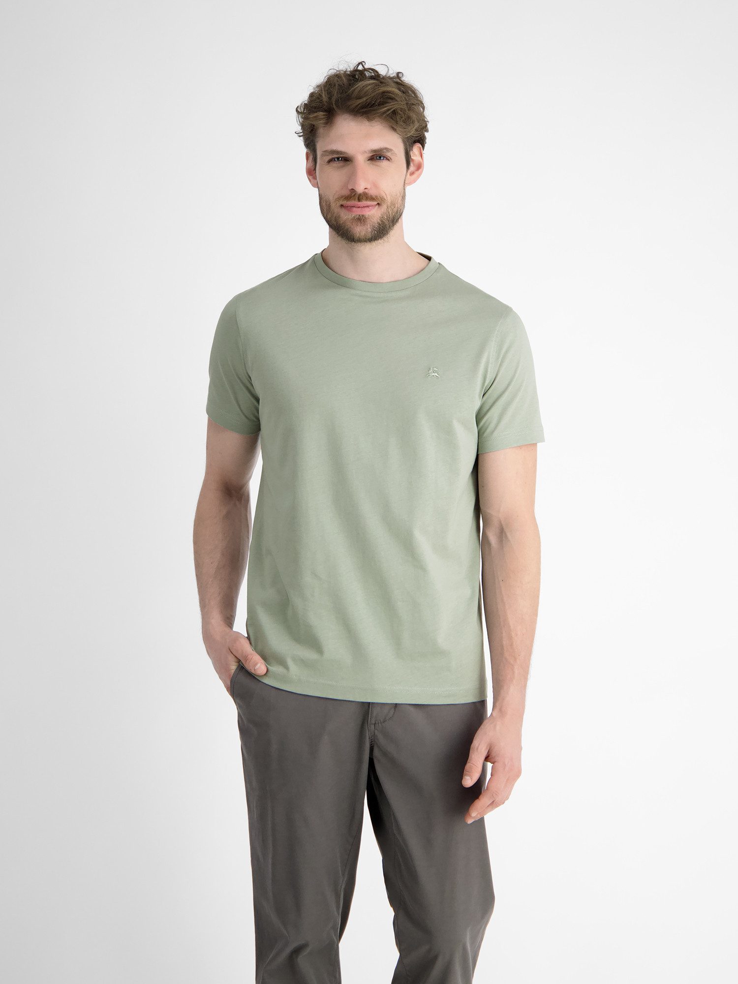 LERROS T-Shirt LERROS Basic T-Shirt mit günstig online kaufen