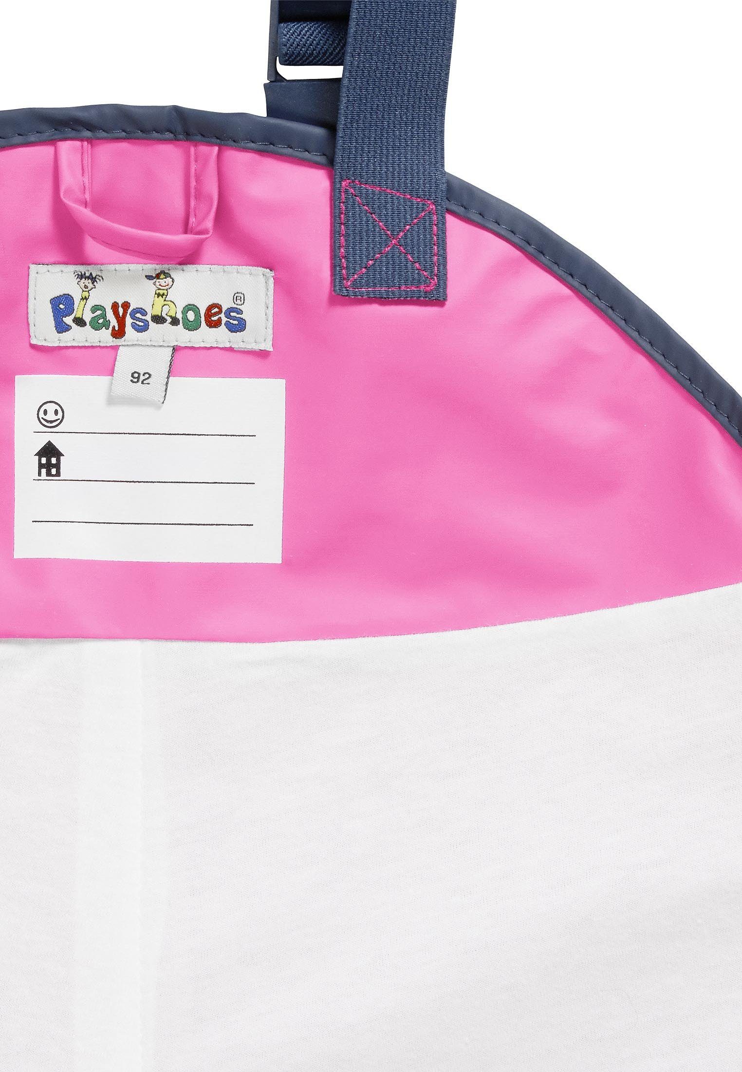 Playshoes pink Regenlatzhose Regenhose Textil