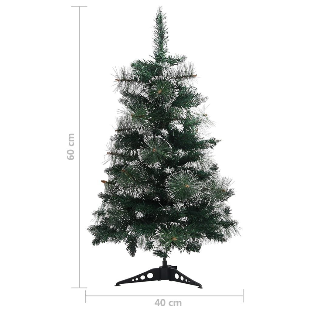 mit cm Weiß PVC und 60 Grün Ständer furnicato Künstlicher Weihnachtsbaum