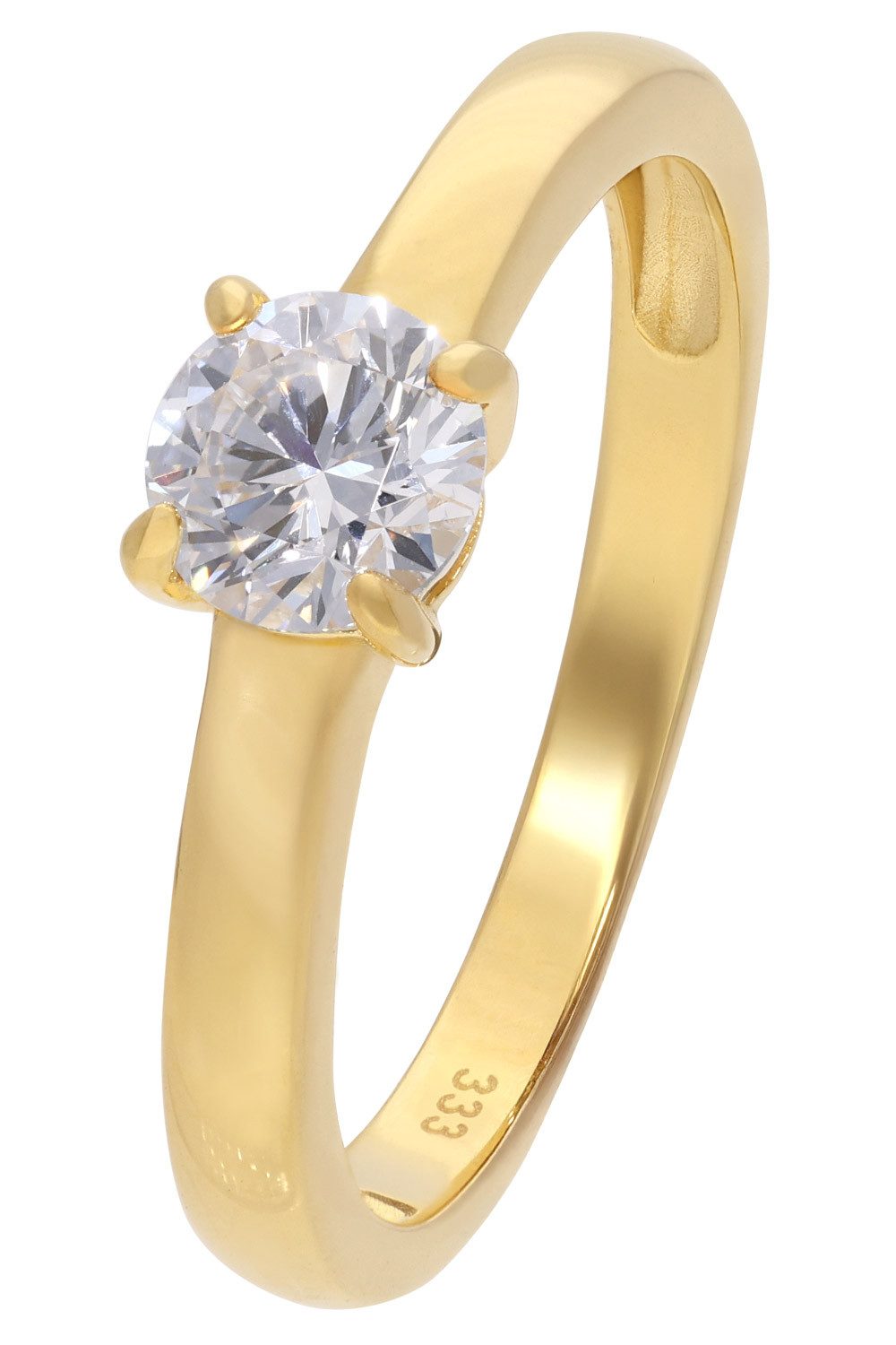 Glizz Solitärring DamenMit Lab Grown Diamant 0,50 ct. Gelbgold 333/8K
