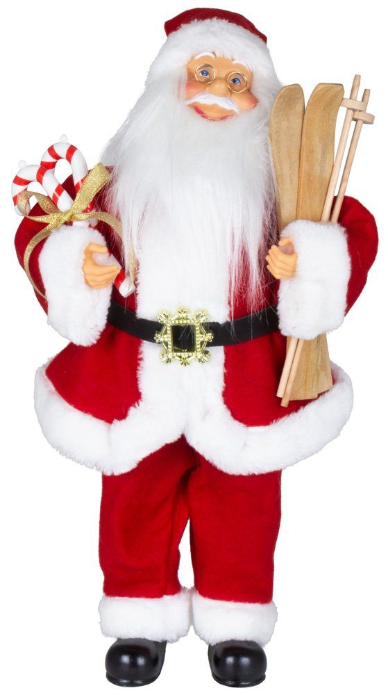 Weihnachtsmann 45cm mit Spieluhr aufziehbar