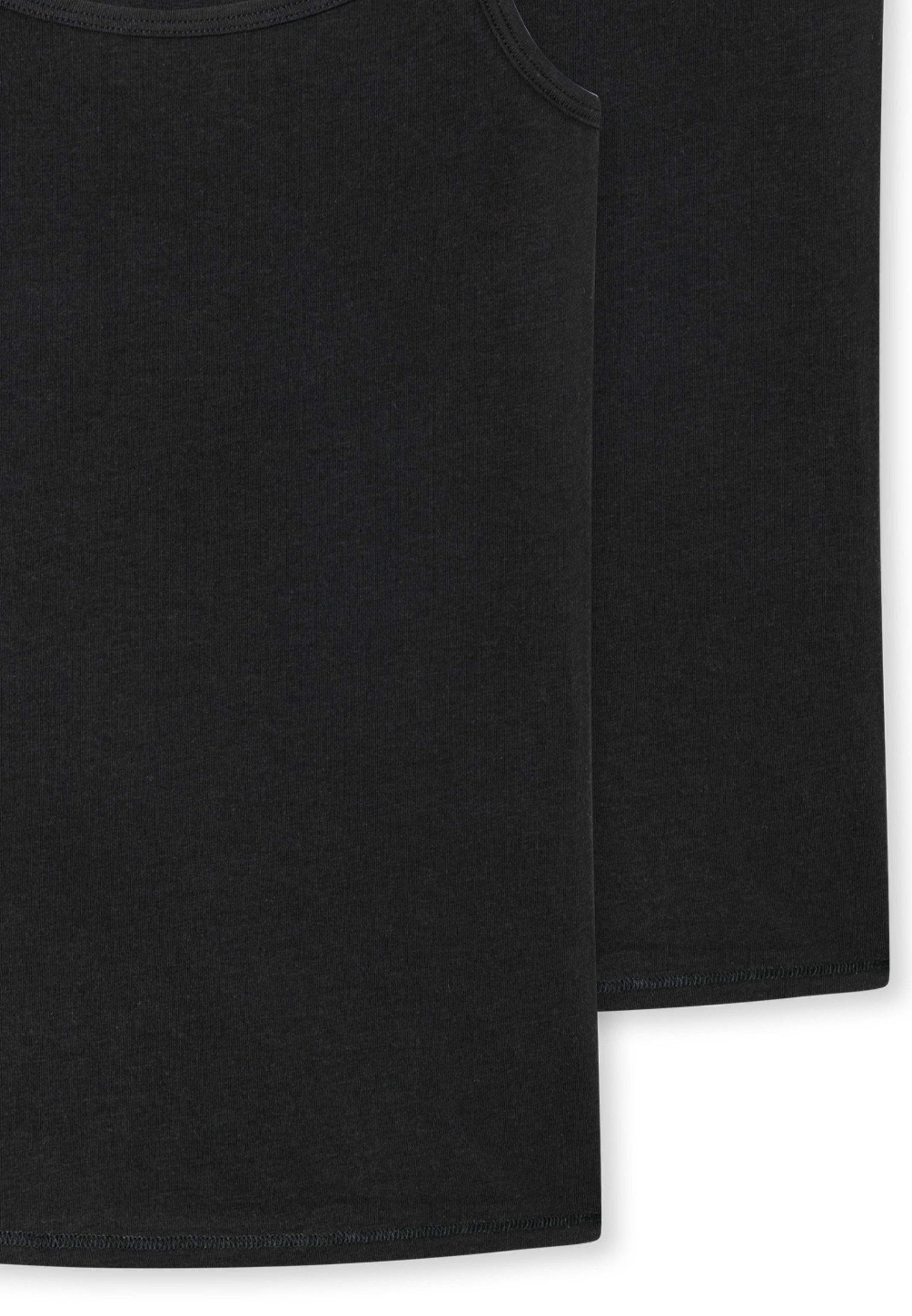 Schiesser Unterhemd 4er Pack Teens Girls 95/5 Cotton (Spar-Set, 4-St) Spaghetti Top - Baumwolle - Unifarbenes Design, Mit schmalen Trägern