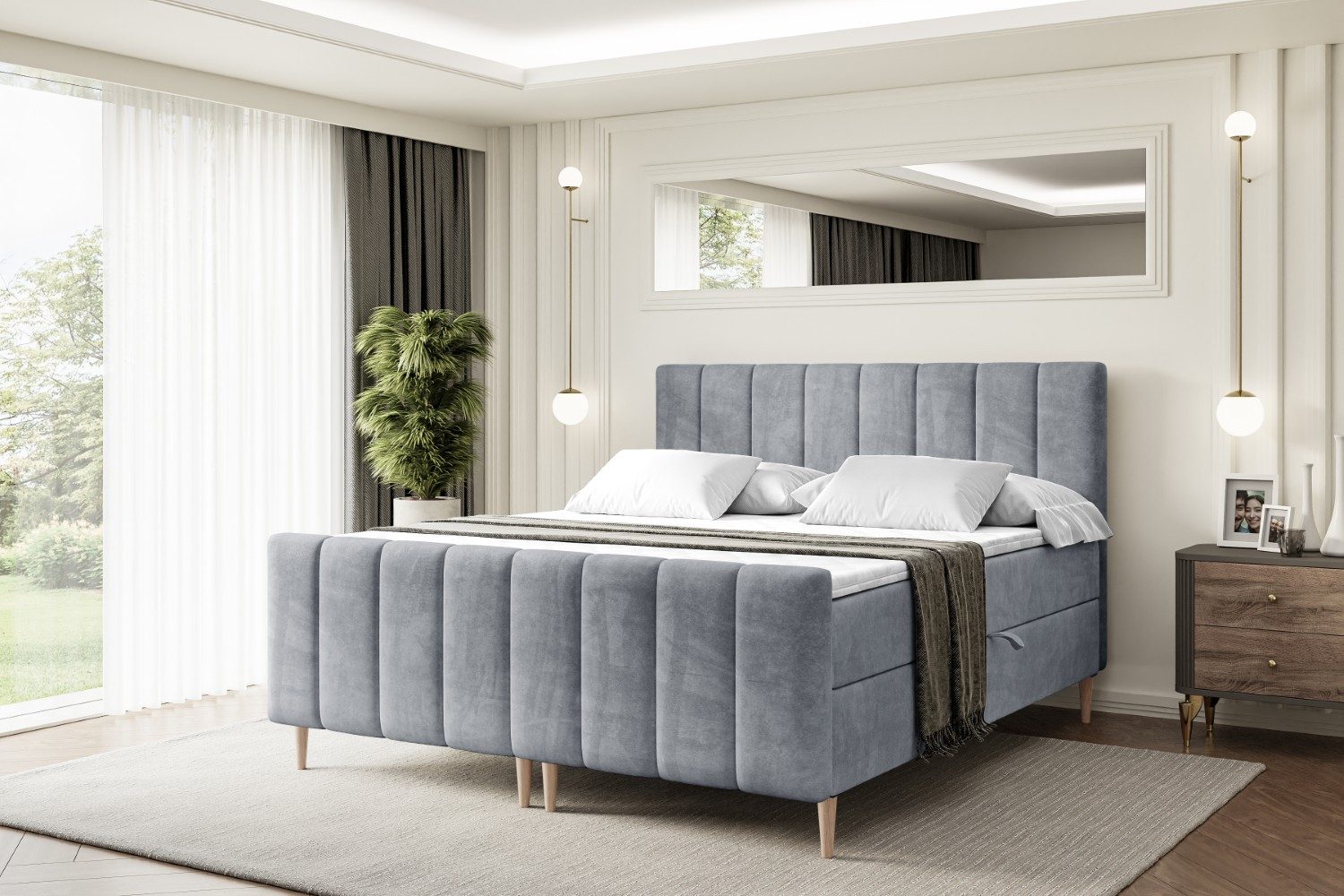 ALTDECOR Boxbett OTTA-F-Z (Multipocket-Matratze H4, H3 günstig online kaufen