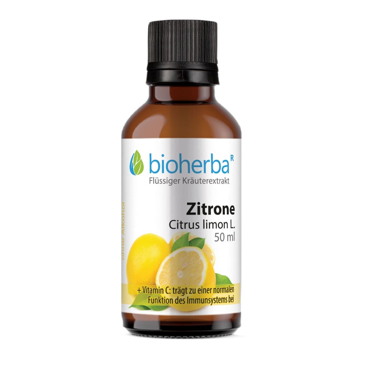 BIOHERBA R Zitrone Citrus limon L. Tropfen Tinktur 50 ml Nahrungsergänzungsmittel