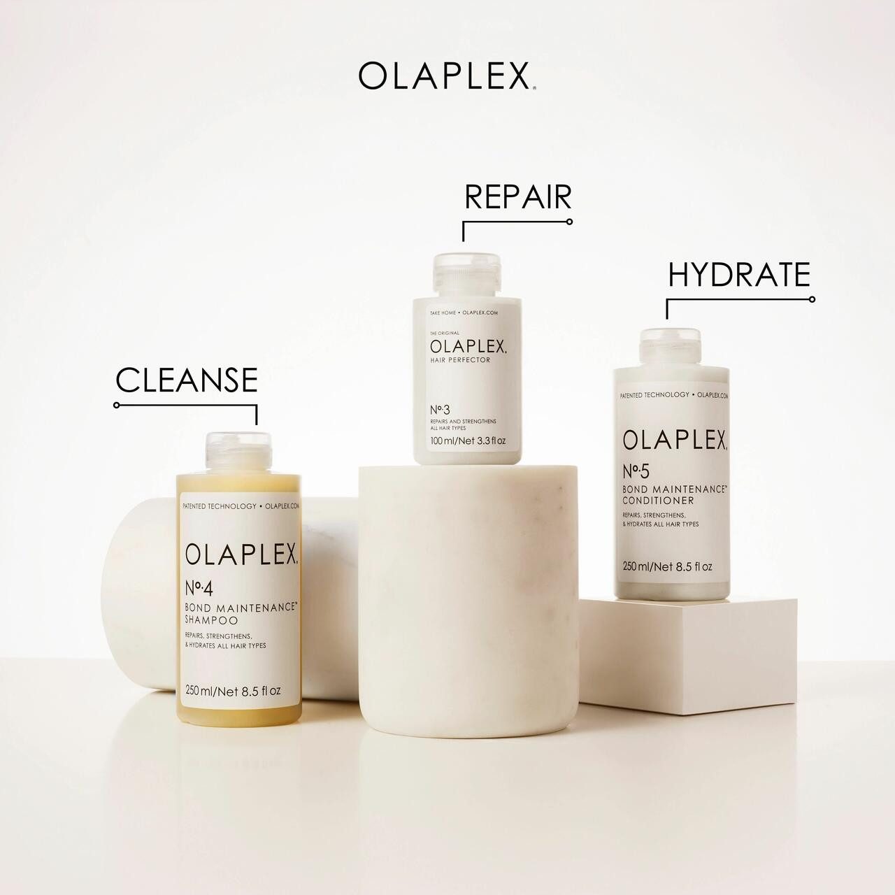 Olaplex Haarshampoo No.4 Bond Maintenance Shampoo 250ml, Stärkende Formel: Repariert das Haar von innen und