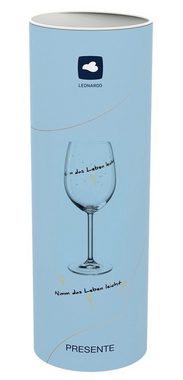LEONARDO Glas PRESENTE, Weinglas, Goldgelb, Schwarz, 460 ml, Glas, Spülmaschinengeeignet