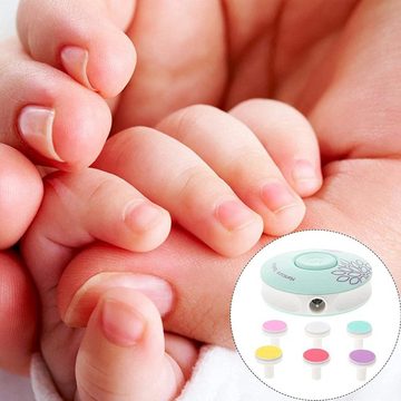 GelldG Maniküre-Pediküre-Set Baby Nagelfeile Elektrisch, Baby Nagelknipser, Sicherer