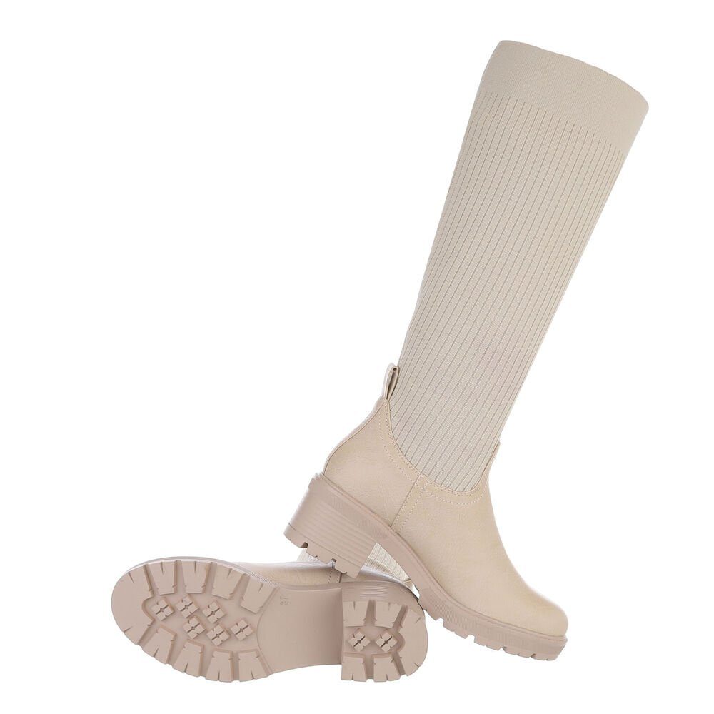 Ital-Design Damen Freizeit Plateaustiefel (85081053) Blockabsatz günstig online kaufen