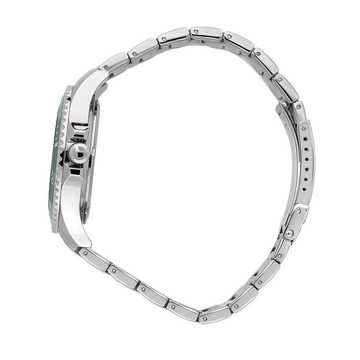 Sector Quarzuhr Sector Herren Armbanduhr Analog, (Analoguhr), Herren Armbanduhr eckig, extra groß (ca. 40x34,5mm), Edelstahlarmband