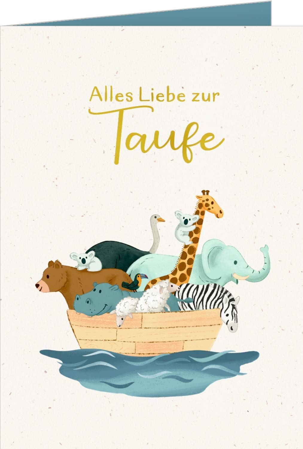 Pop-up-Grußkarte – Alles Liebe zur Taufe / Meike Teichmann