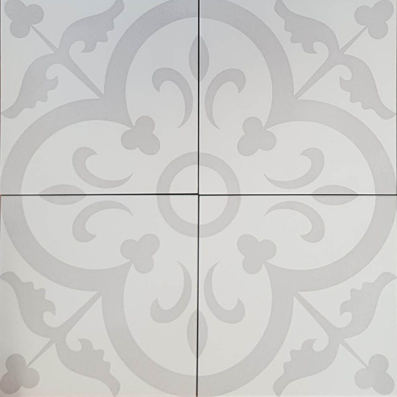 Casa Moro Bodenfliese Mediterrane Keramik-Fliesen Hashim 20x20 cm, Mehrfarbig, 1qm aus glasiertem Feinsteinzeug in Zementoptik, für Bad Küchenrückwand Küche Flur, FL7077