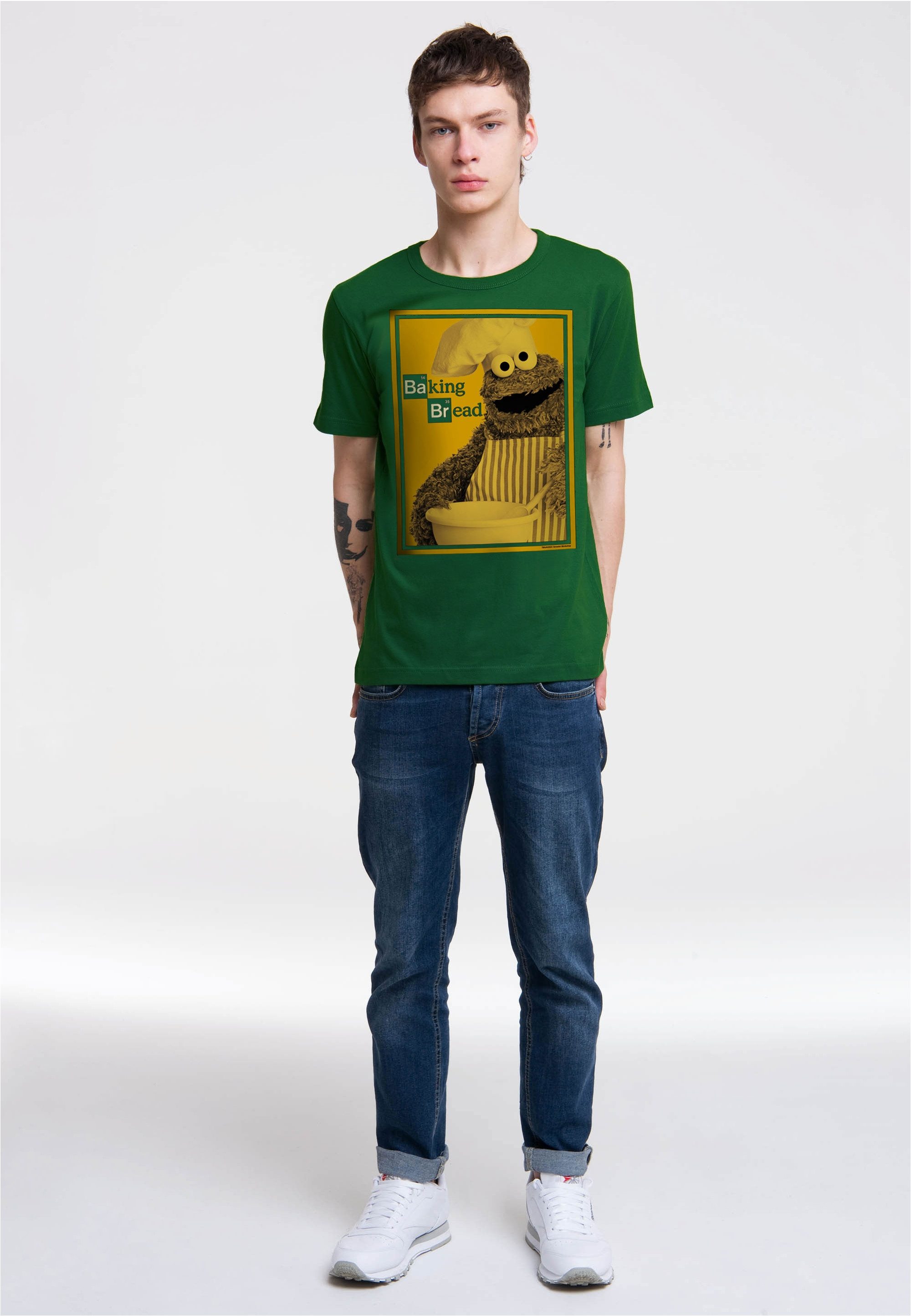 LOGOSHIRT T-Shirt Sesamstraße - Krümelmonster, Baking günstig online kaufen