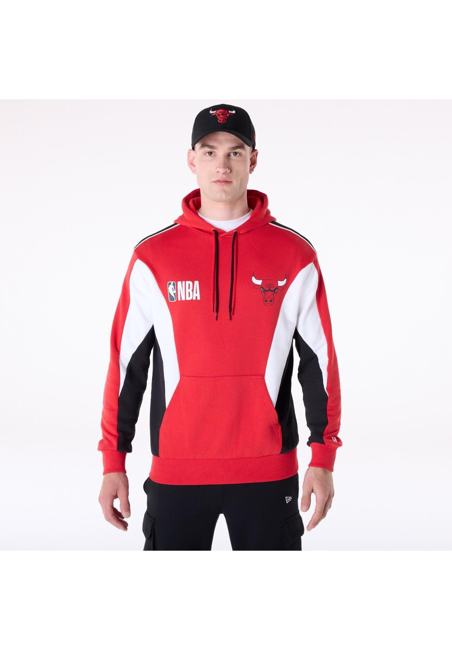 New Era Hoodie Chicago Bulls New Era NBA Graphic OS Hoody Kapuzenpullover Rot (1-tlg)