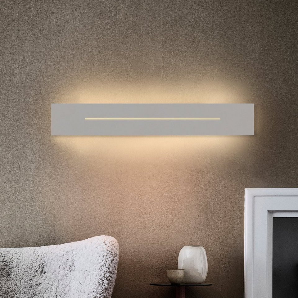 Glas LED Wand Lampe Spot Leuchte Beleuchtung Chrom Wohn Schlaf Zimmer Bad Flur 