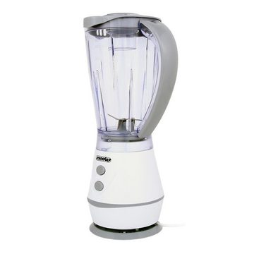 Mesko Standmixer MS 4060g, 250 Watt, 1 Liter, Küchenmixer, Mixer, Zerkleinerer, Blender, Smoothie-Maker, Edelstahl, Klinge, Kunststoff, Behälter, 2 Geschwindigkeiten, weiß/grau