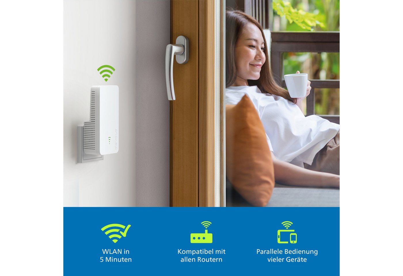 Devolo WiFi 6 Repeater 3000 Wi-Fi signal booster
