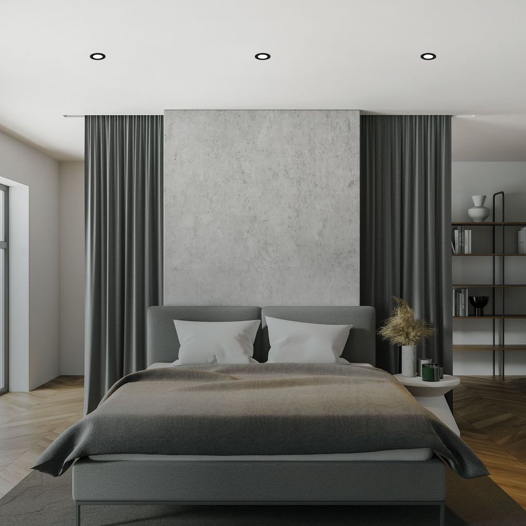 Briloner Leuchten LED Einbaustrahler 7125-435, LED fest integriert, 2700K - Extra-Warmweiß, 3er Set, ultraflach, Neutralweiß 4000K, schwarz, 3W ? 350 lm