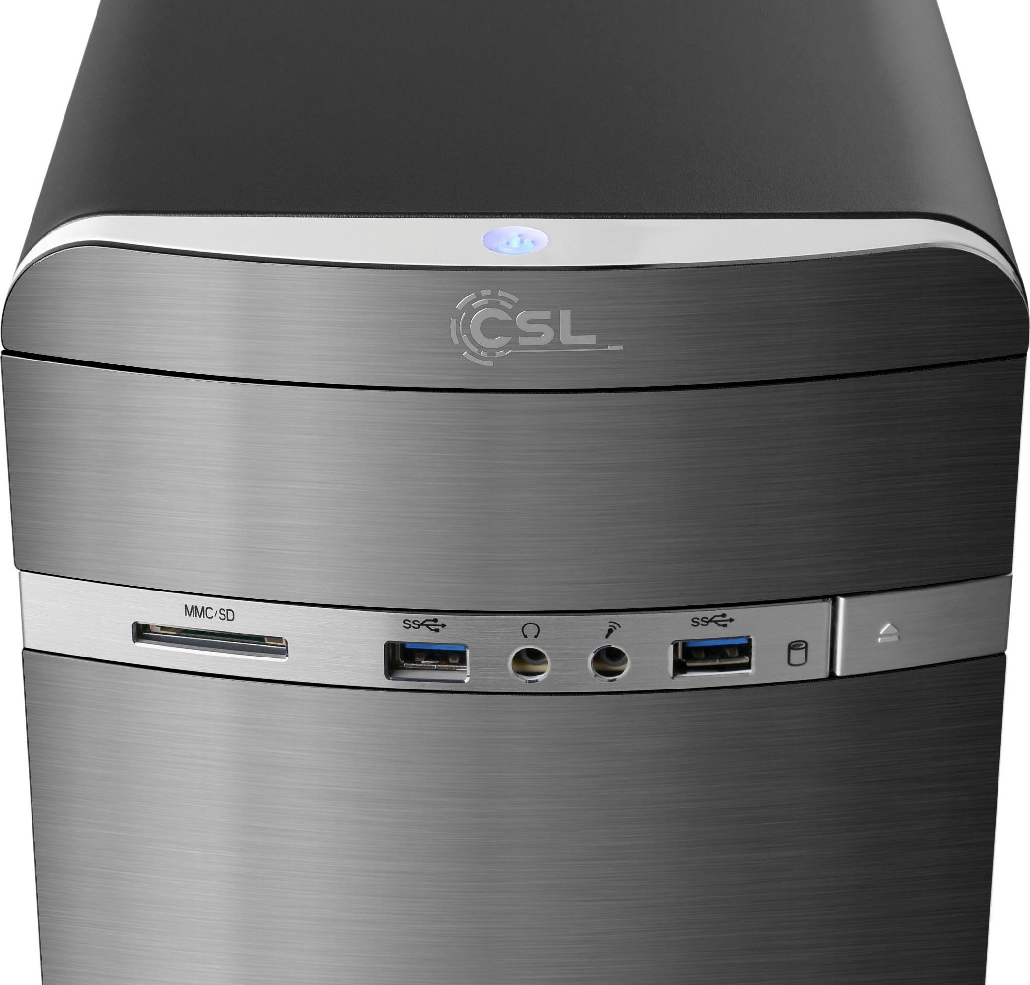 CSL Sprint V28986 Gaming-PC SSD, (AMD PRO RAM, 4650G, Graphics, 8 5 GB anthrazit 500 Ryzen GB Luftkühlung) Radeon AMD