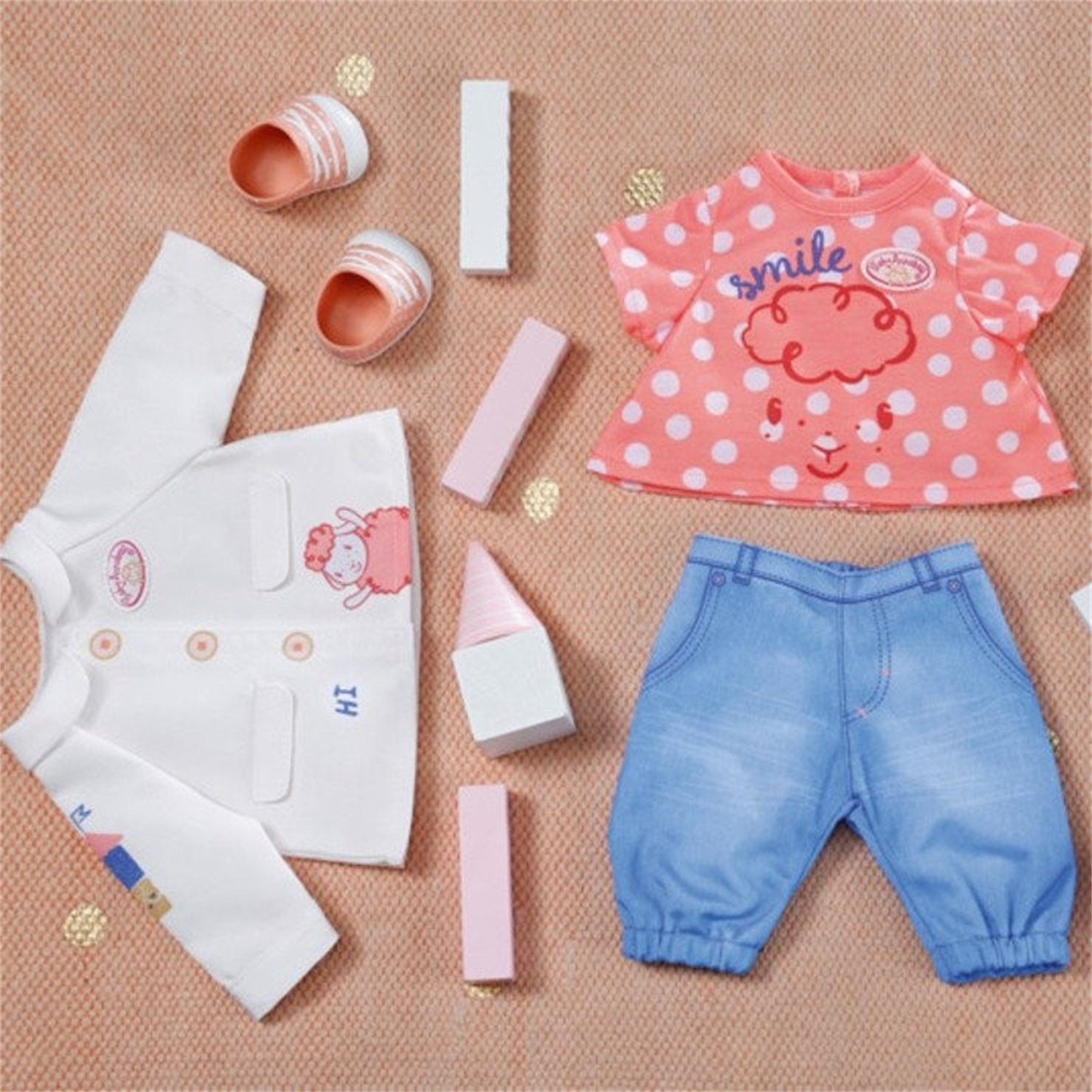 Zapf Creation® Puppenkleidung 704127 Baby Annabell Little Spieloutfit 36 cm günstig online kaufen