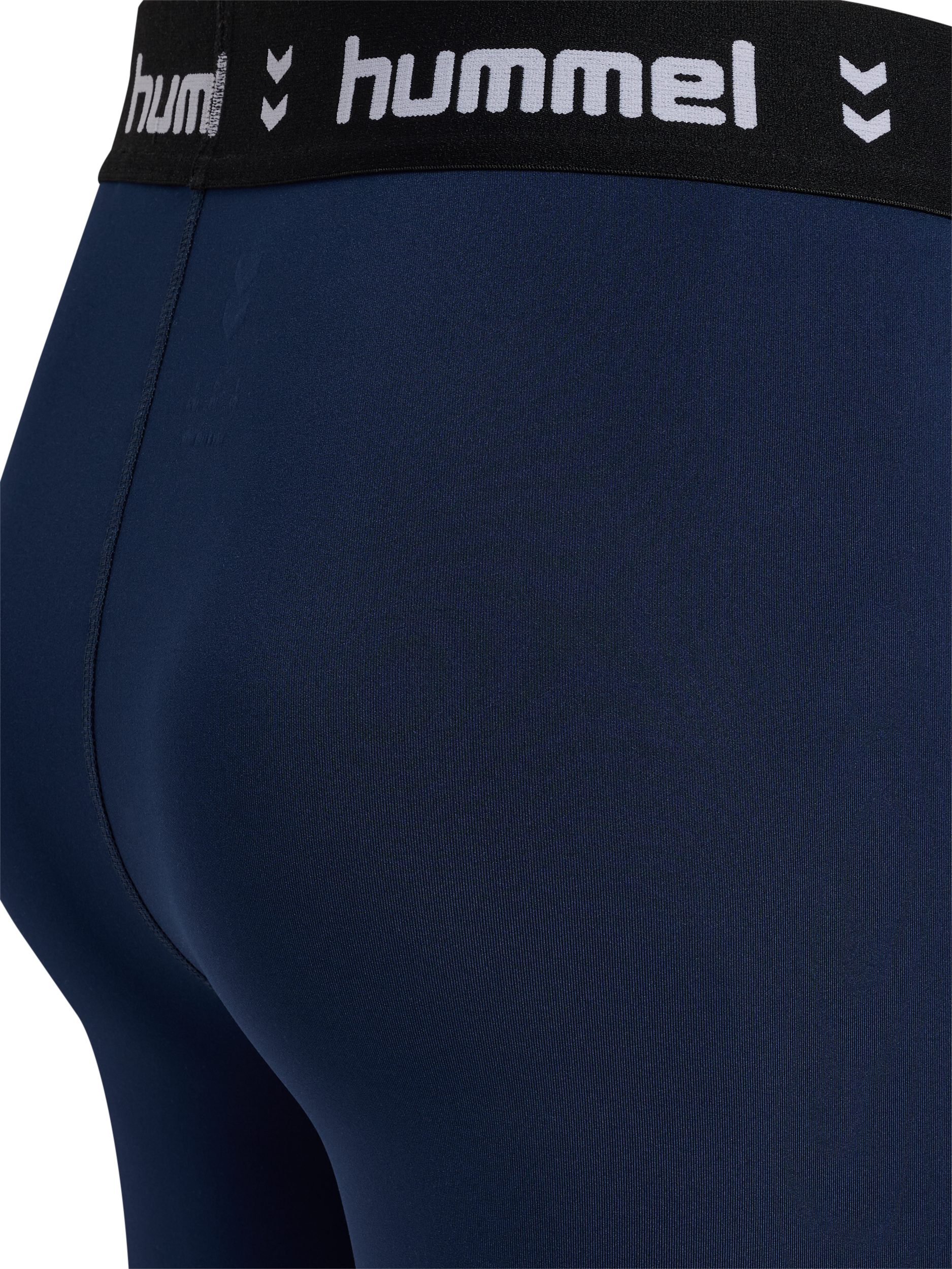 hummel Trainingstights HMLPULSE MID WAIST TIGHTS mit wasserbasierten Drucken, aus Interlock-Material