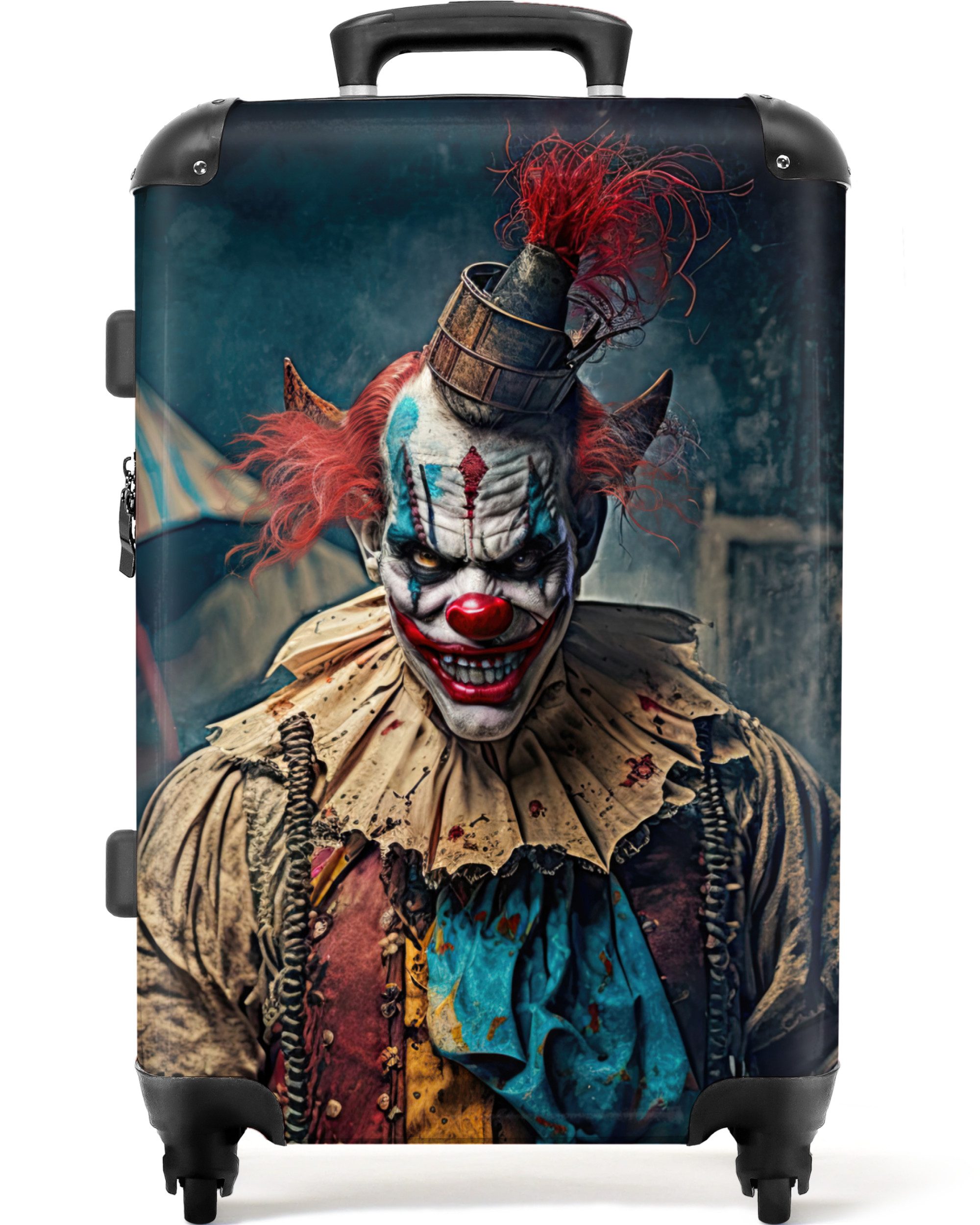 NoBoringSuitcases.com© Hartschalen-Trolley Clown - Horror - günstig online kaufen