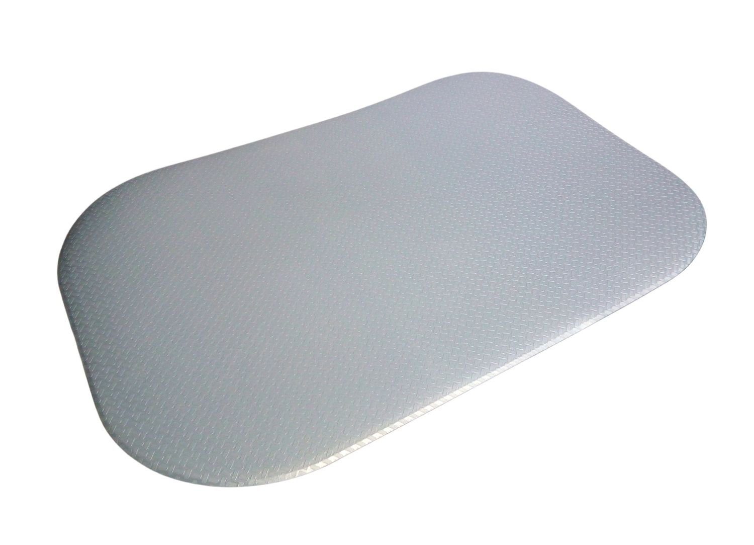 Friedola Bodenschutzmatte Friedola Arbeitsplatzmatte grau 10mm Bodenmatte 60x90cm Werkbank Gummi