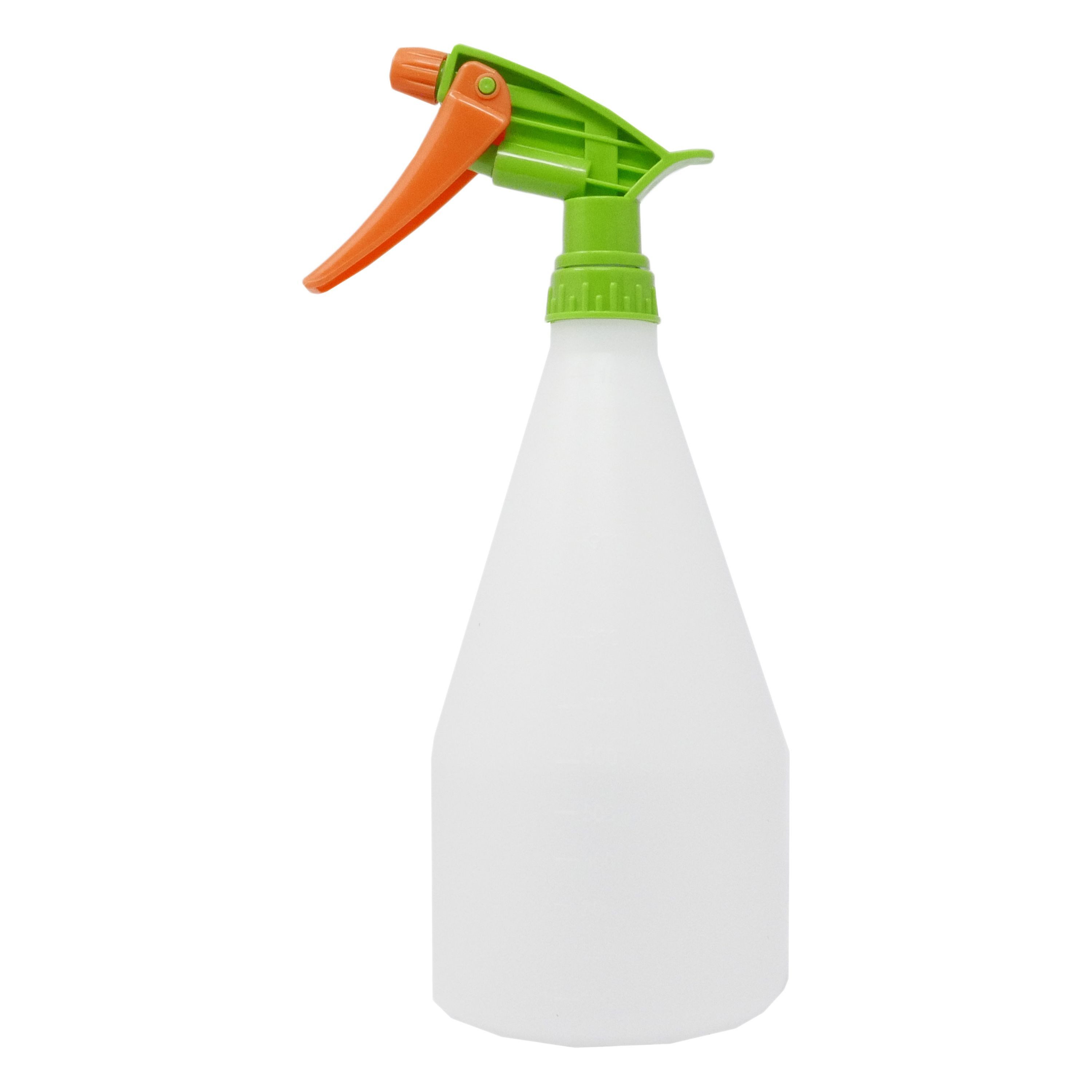 B&S Sprühflasche Sprühflasche 1L mit Skala Handsprüher Pflanzensprüher weiß