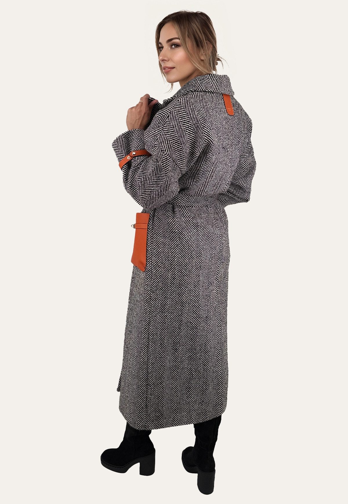 Hollert Wollmantel Damen Wollmantel Estelle - Eleganz mit stilvollen Akzent